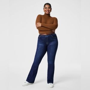 Spanx Flare pull-on jeans petite size 1X